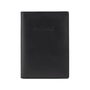 Visconti Carteira Passaporte Couro preto
