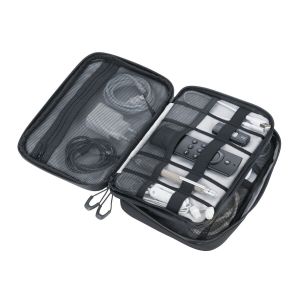 Troika Black Connected - Bolsa Organizadora de Cabos