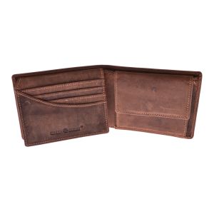Carteira de Couro Vintage Antigo da Greenburry