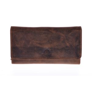 Carteira Flap Vintage Greenburry em Couro