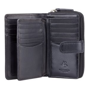 Visconti Madame Carteira em Couro preto