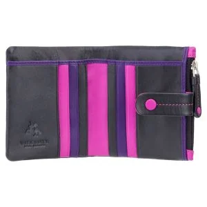 Visconti Mojito - Carteira de Couro Colorida Preto