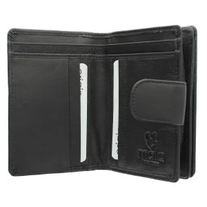 Carteira Feminina Mala Leather da Coleção Origin com Proteção RFID preto