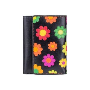 Visconti Paris Carteira com Aplicação de Margaridas