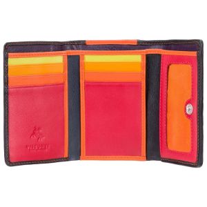 Visconti Paris Carteira com Aplicação de Margaridas