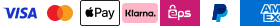 Visa Klarna Mastercard PayPal AMEX